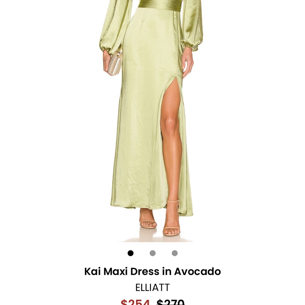 Elliatt Kai Maxi Dress in Light Green